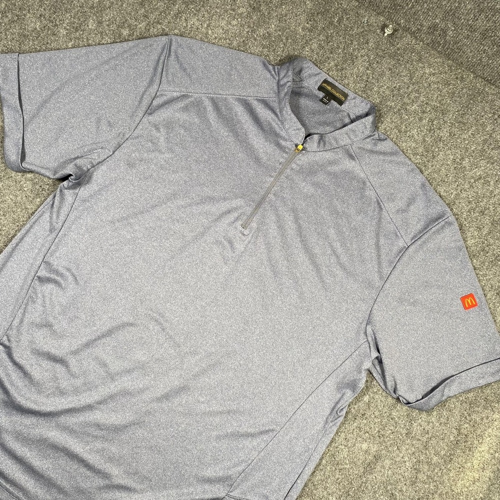Apparel Collection Shirt Mens‎ Large Quarter Zip Pullover McDonalds Golf